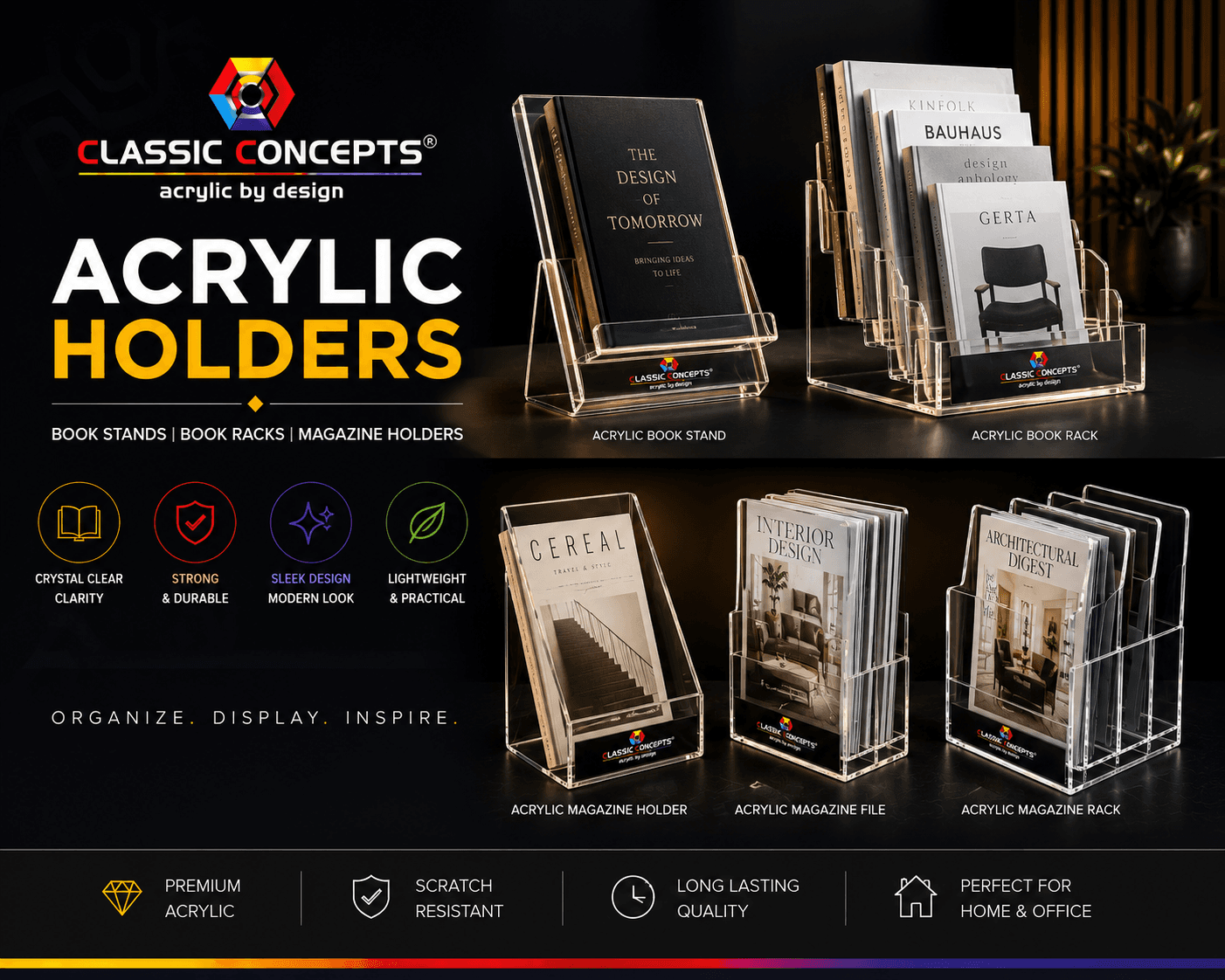 Acrylic Holders