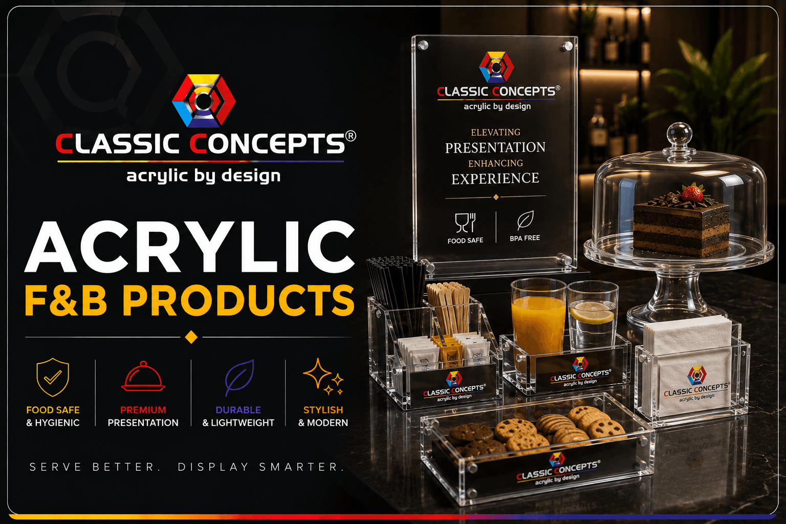 Acrylic F&B Products