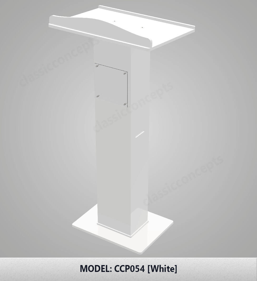 Acrylic Podium Model CCP054 Acrylic Podium Model CCP054