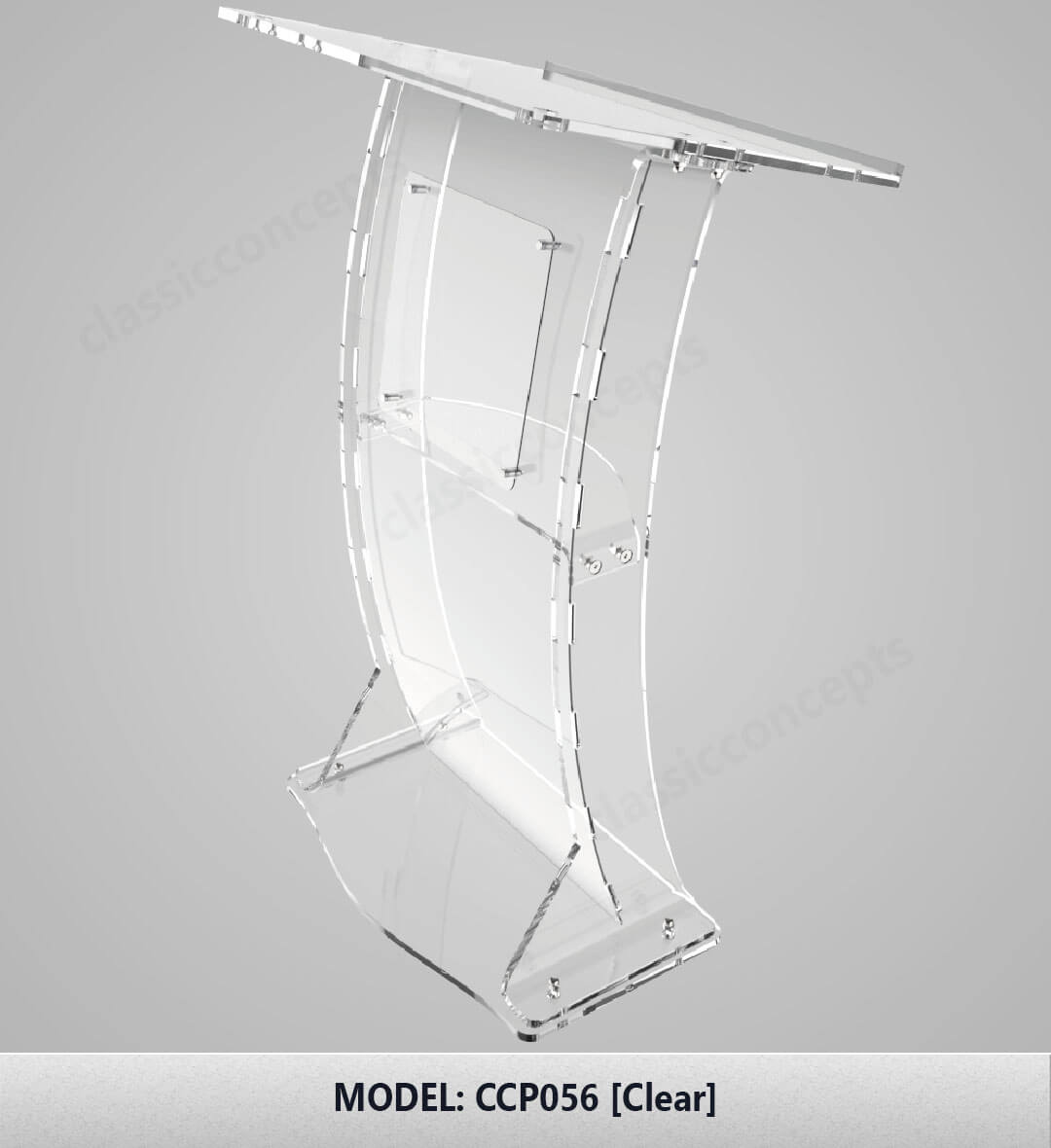 Acrylic Podium Model CCP056 Acrylic Podium Model CCP056