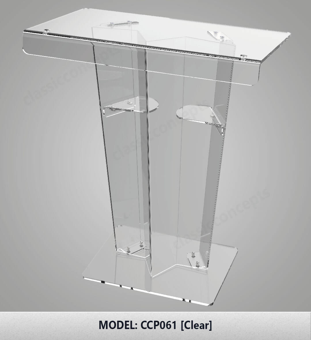Acrylic Podium Model CCP061 Acrylic Podium Model CCP061