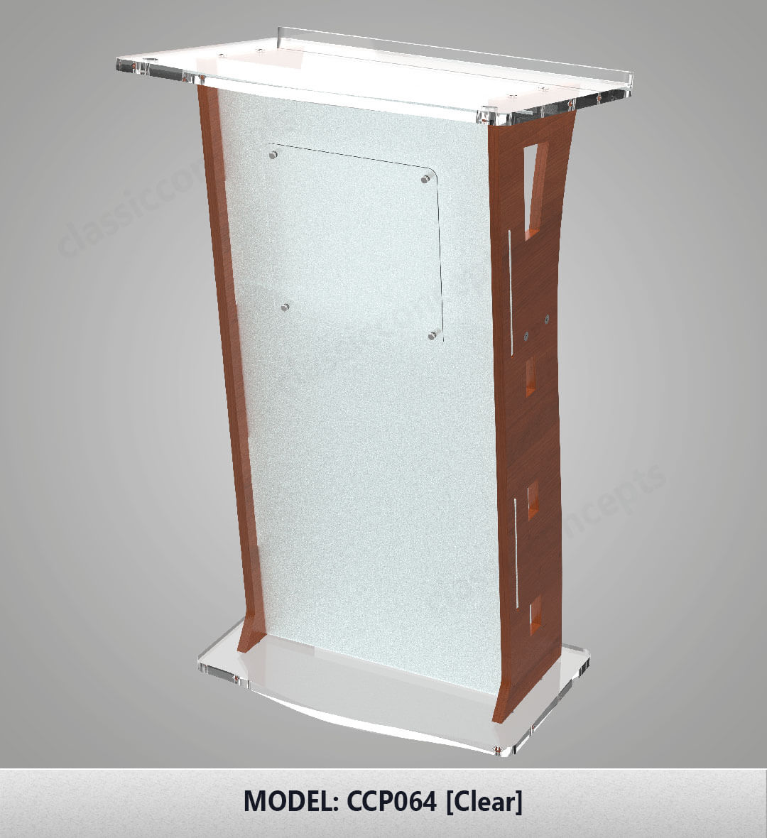 Acrylic Podium Model CCP064 Acrylic Podium Model CCP064
