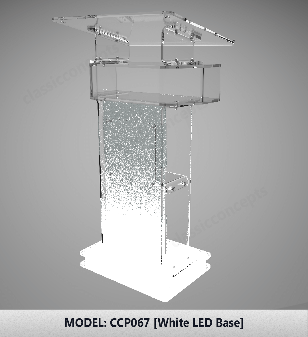 Acrylic Podium Model CCP067 Acrylic Podium Model CCP067