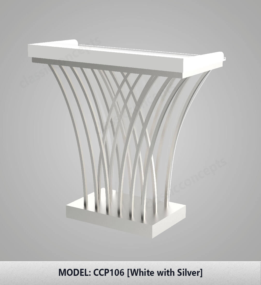 Acrylic Podium Model CCP106 Acrylic Podium Model CCP106