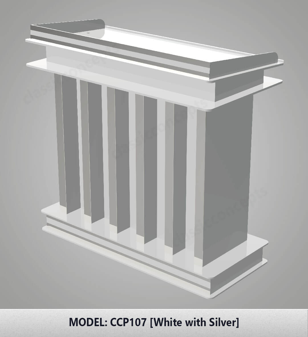 Acrylic Podium Model CCP107 Acrylic Podium Model CCP107